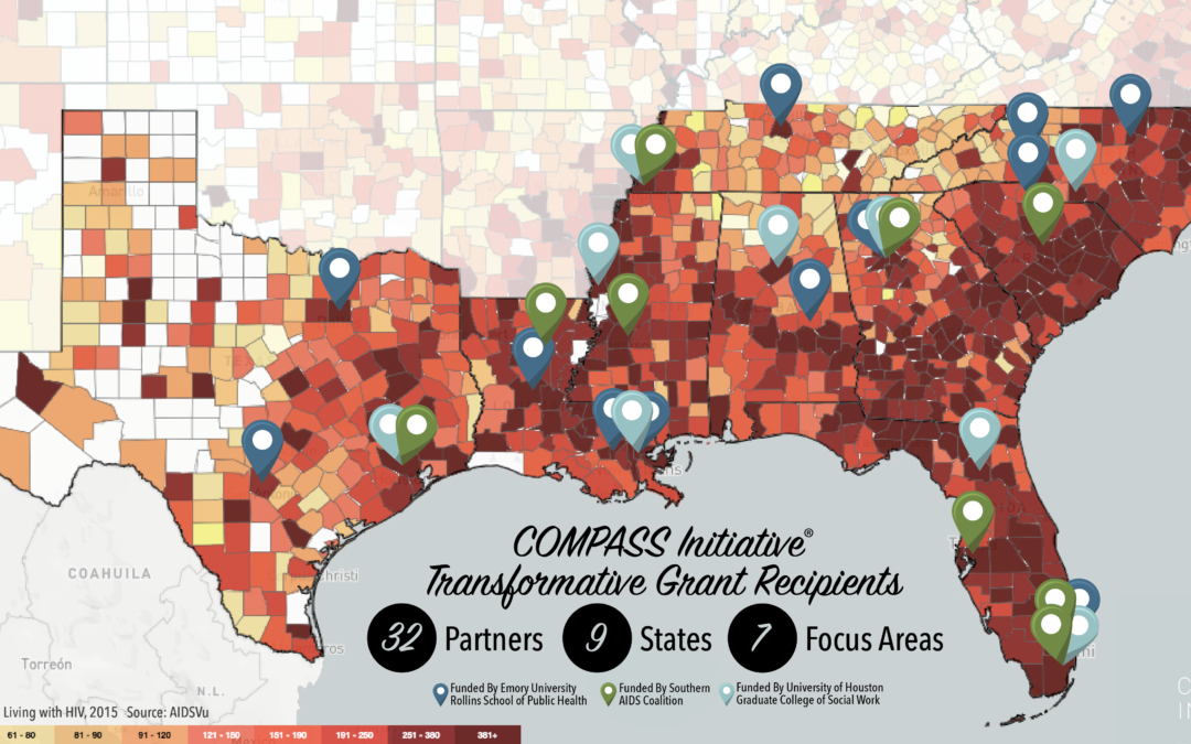 COMPASS Initiative® Funds 32 Organizations to Transform the HIV Epidemic in the South