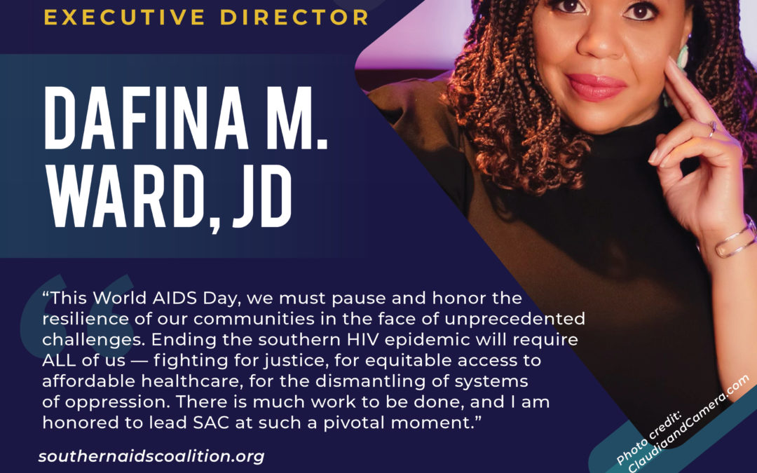 Southern AIDS Coalition Announces Dafina Ward as Executive Director