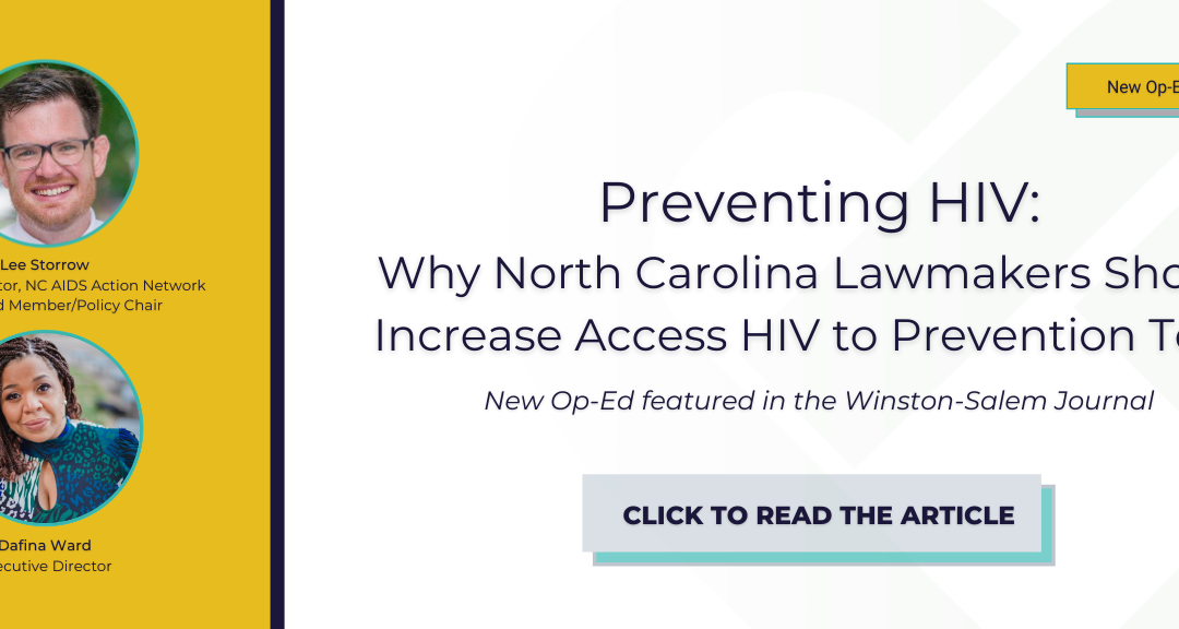 Preventing HIV: Why North Carolina Lawmakers Should Increase Access to HIV Prevention Tools