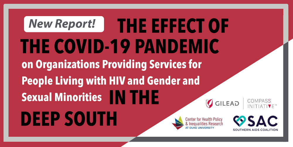 The Effect of COVID-19 on HIV-Service Organizations in the Deep South